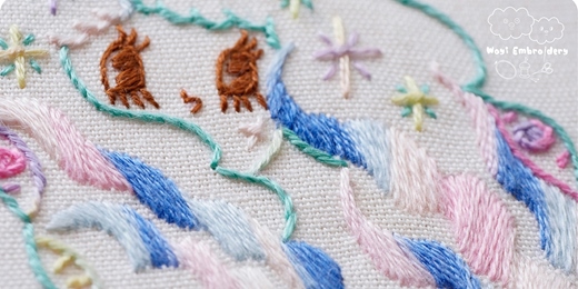 event-banner-基礎刺繡┋自由的明女孩 - 繪畫般的細膩線條表現｛基礎刺繡觀念、基本技法3種運用｝