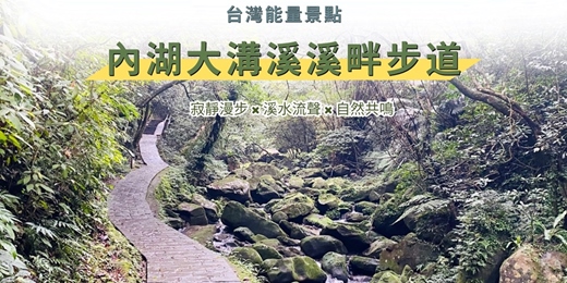 event-banner-【台灣能量景點】 內湖大溝溪溪畔步道| 寂靜漫步 × 溪水流聲 × 自然共鳴