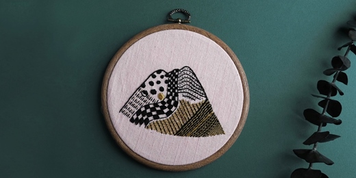 event-banner-台中𝟵月&台北𝟭𝟬月基礎刺繡┋直覺繪畫小夢山ᨒ繡畫課-基礎針法&編織型針法運用