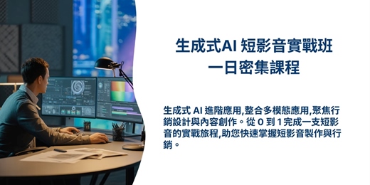event-banner-11月22日（六）生成式AI 創作短影音實戰班