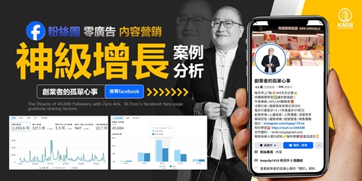 event-banner-早鳥優惠《facebook粉絲團 零廣告神級增長》商業垂直領域的內容營銷，真實數據案例分析