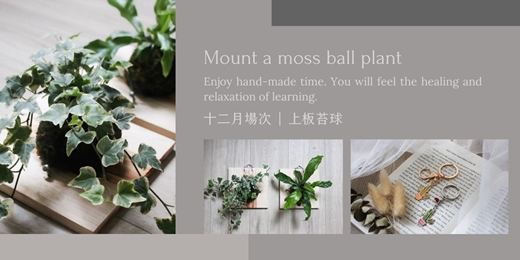 event-banner-【台北十二月場次】下班隨手作 ‖ 手作課程-上板苔球