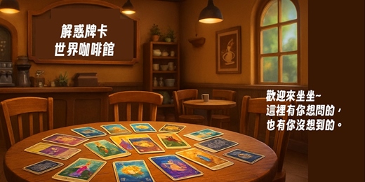 event-banner-"解惑牌卡-世界咖啡館" | 用牌卡等工具, 探索你的職場困惑