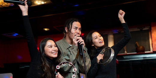 event-banner-Tea Bar Karaoke Language Exchange & Social Game Party 台湾台北国際交流会 カラオケ イベント Tea Bar 🎀 Ladies Night 🎀