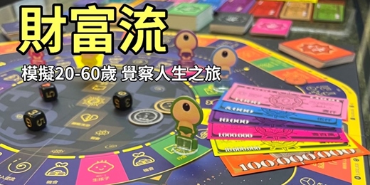 event-banner-《財富流桌遊》人生卡關?來玩場遊戲,覺察自己的人生,找出盲點