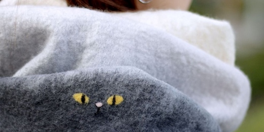 event-banner-羊毛氈【濕氈】貓咪.暖心長圍巾