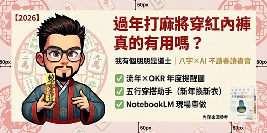 event-banner-[2026 ]過年打麻將穿紅內褲真的有用嗎？ | 我有個朋朋是道士 不讀書讀書會