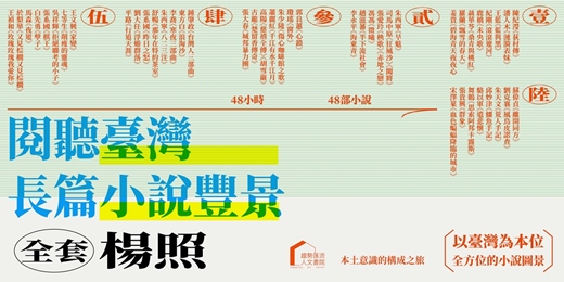 event-banner-【48部小說輕鬆聽】閱聽臺灣長篇小說豐景（楊照）
