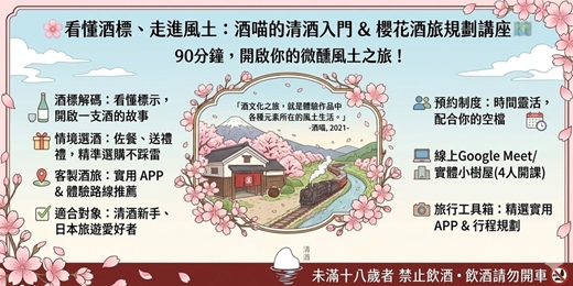 event-banner-清酒入門與酒旅規劃