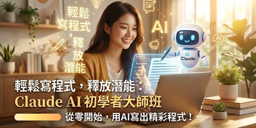 event-banner-Claude AI 初學者運用大師班 (台北實體場)