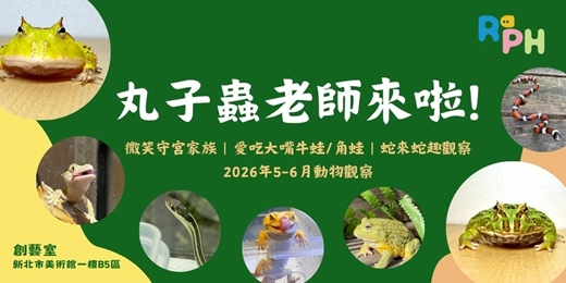 event-banner-動物觀察 l 丸子蟲老師的自然奇幻世界 (2026年5-6月)