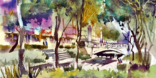 event-banner-春日綠川 · 水彩寫生