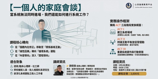 event-banner-一個人的家庭會談 ─ 讓對話成為改變家庭系統的螺絲釘