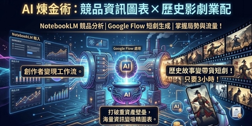 event-banner-AI 煉金術：競品資訊圖表 × 歷史影劇業配