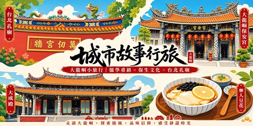 event-banner-【城市故事行旅】大龍峒小旅行｜儒學重鎮 × 保生文化 × 台北孔廟