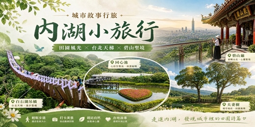 event-banner-【城市故事行旅】 內湖小旅行｜田園風光×台北天梯×碧山聖境