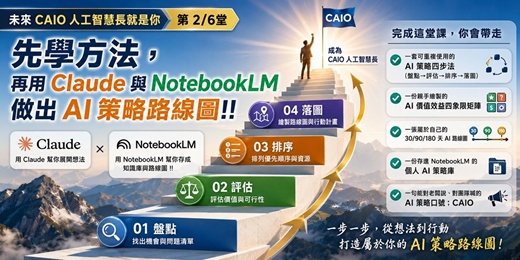 event-banner-[6/23免費線上課]未來 CAIO 就是你 ‧ 第 2/6堂 ，先學方法，再用 Claude 與 NotebookLM 做出 AI 策略路線圖!!