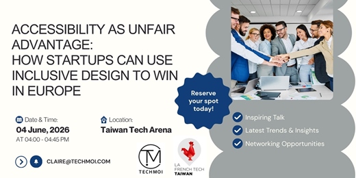 event-banner-Accessibility as Unfair Advantage: How Startups Can Use Inclusive Design to Win in Europe