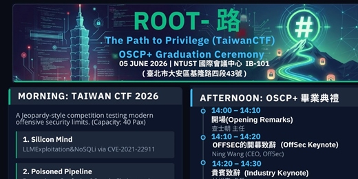event-banner-Root-路: The Path to Privilege (TaiwanCTF) & OSCP+ Graduation Ceremony