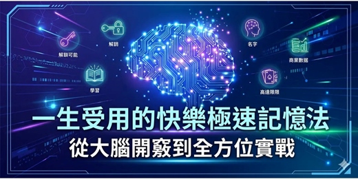 event-banner-一生受用的快樂極速記憶法 — 從大腦開竅到全方位實戰