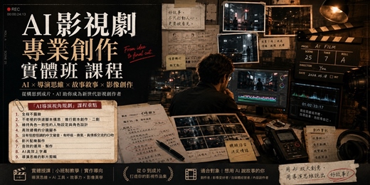 event-banner-AI 影視劇專業創作 實體班