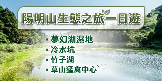 event-banner-陽明山夢幻湖濕地、冷水坑、竹子湖、草山猛禽中心生態之旅一日遊