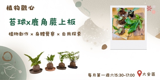 event-banner-植物觀心室~苔球x鹿角蕨