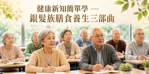 event-banner-【免費健康講座】健康新知簡單學 — 銀髮族膳食養生三部曲
