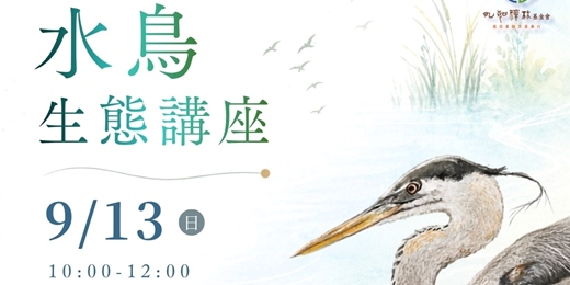 event-banner-【台北水文歷史系列講座・第二場|水鳥生態講座】