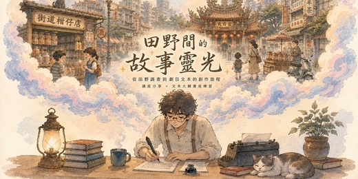 event-banner-新莊街道神探社 | 𝟗/𝟏𝟗 (六) 🎭田野間的故事靈光─文本工作坊