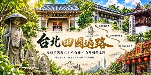 event-banner-【城市故事行旅】台北四國遍路 | 尋找消失的八十八石佛 × 百年朝聖之路