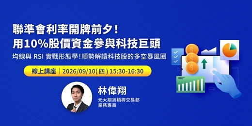 event-banner-聯準會利率開牌前夕！用 10% 股價資金參與科技巨頭