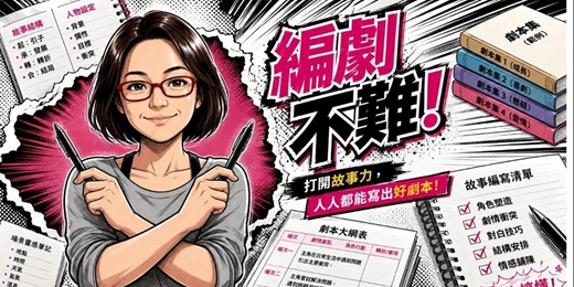 event-banner-2026臺東藝穗節|陳嬿靜-「編劇不難,問對問題而已」——創意問答團體編劇法工作坊 不會寫劇本也能一起創作