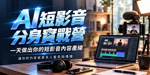 event-banner-【實體課程】10/26 (一) AI 短影音分身實戰營