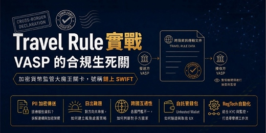 event-banner-【好評加開!】Travel Rule 實戰:VASP 的合規生死關 10/15, 10/28, 11/11