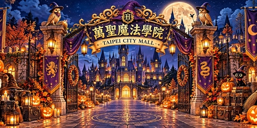 event-banner-2026 台北地下街「魔法學院開學了」萬聖親子闖關活動