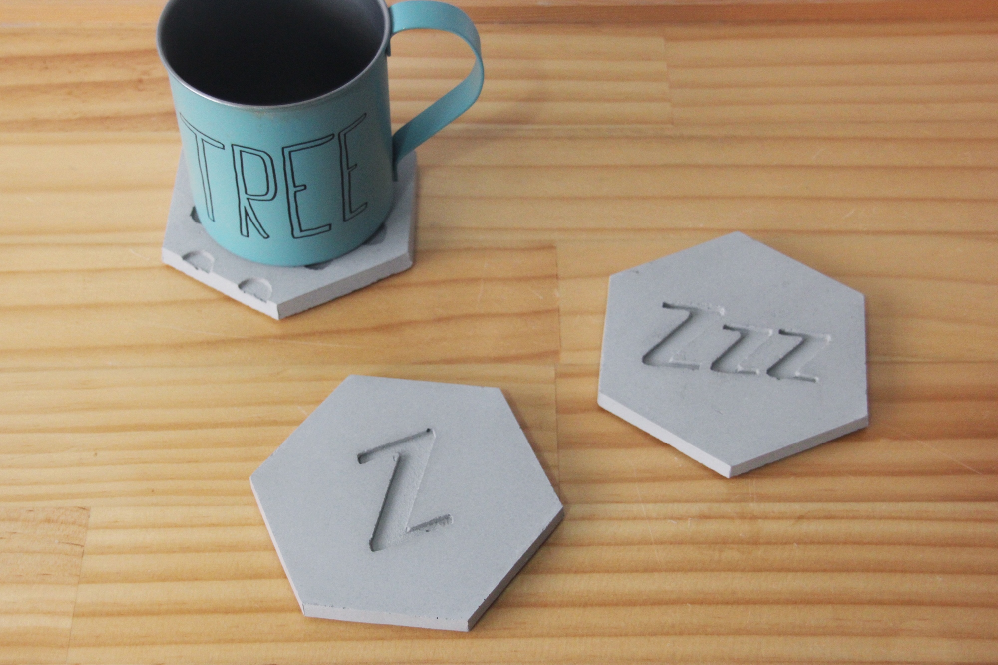 Byhy曉作水泥器具製作室 水泥六角杯墊製作體驗 Accupass 活動通