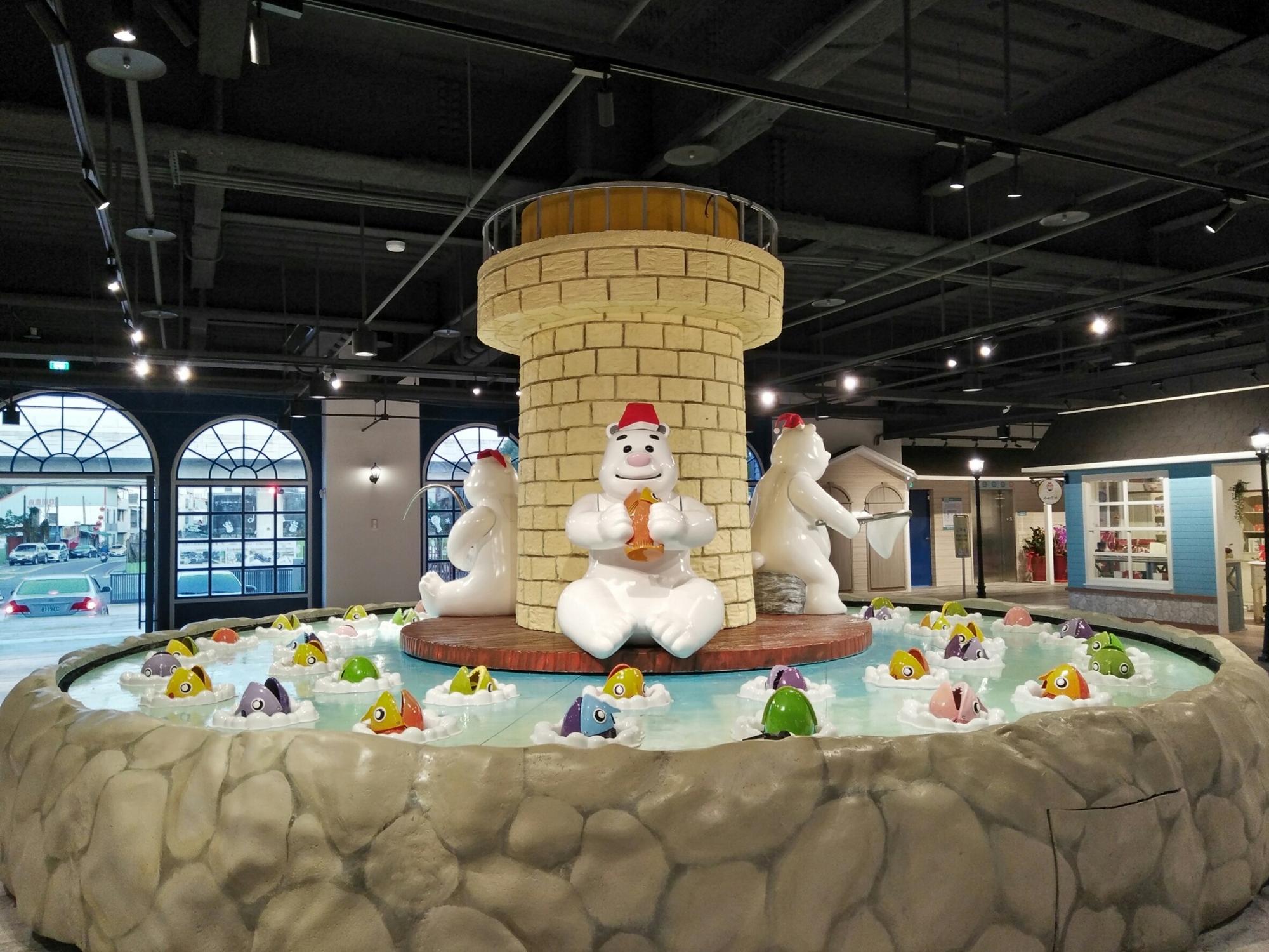 寶熊漁樂碼頭-觀光工廠-全球最大釣魚機