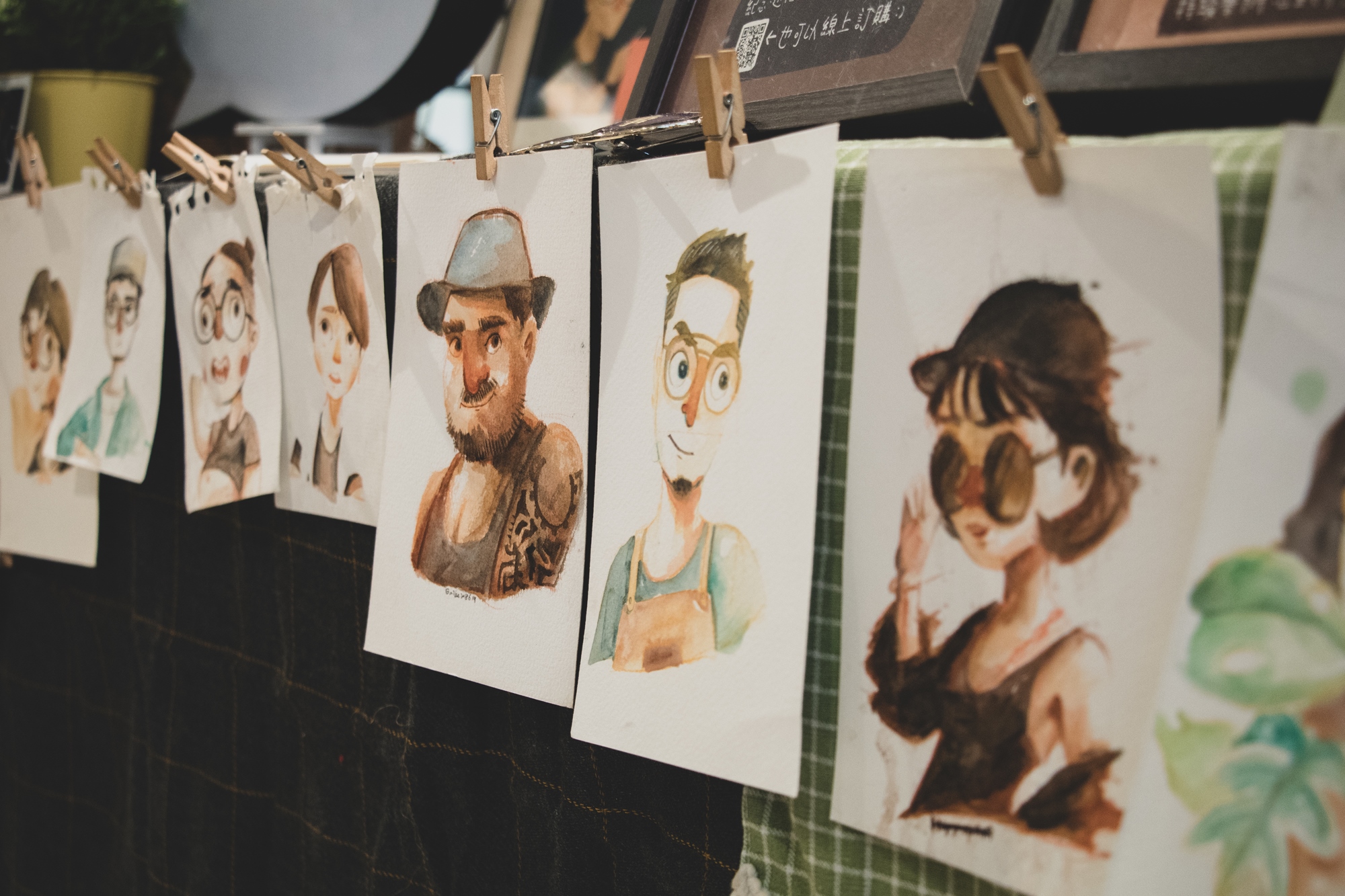 街頭故事似顏繪