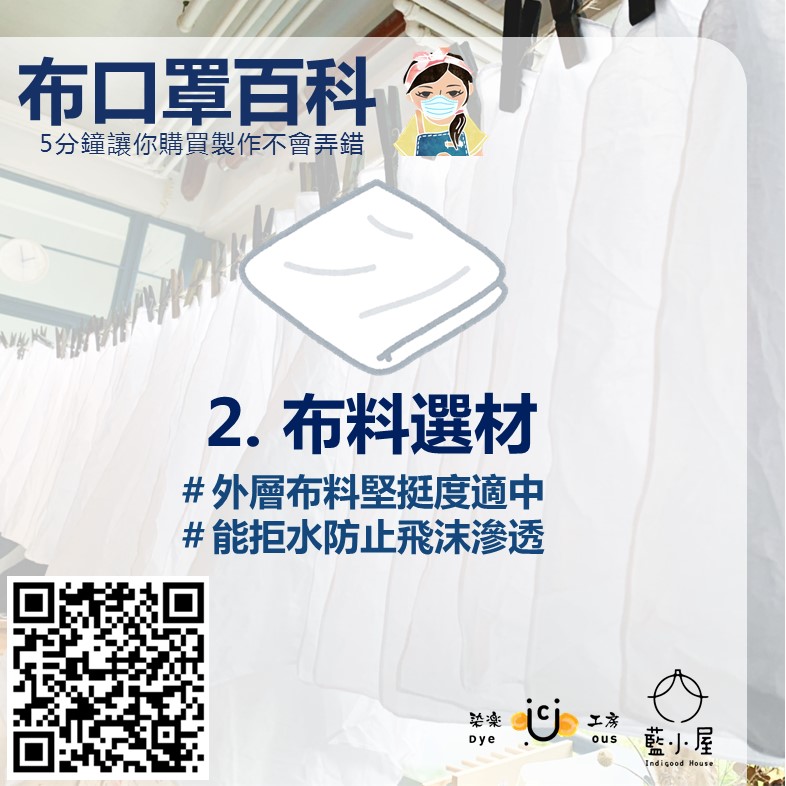 未發售 藍染布口罩 產品訂購專頁 Accupass 活動通