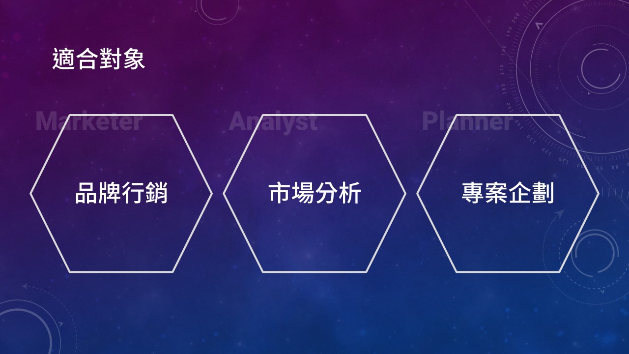 適合對象:品牌行銷、市場分析、專案企劃