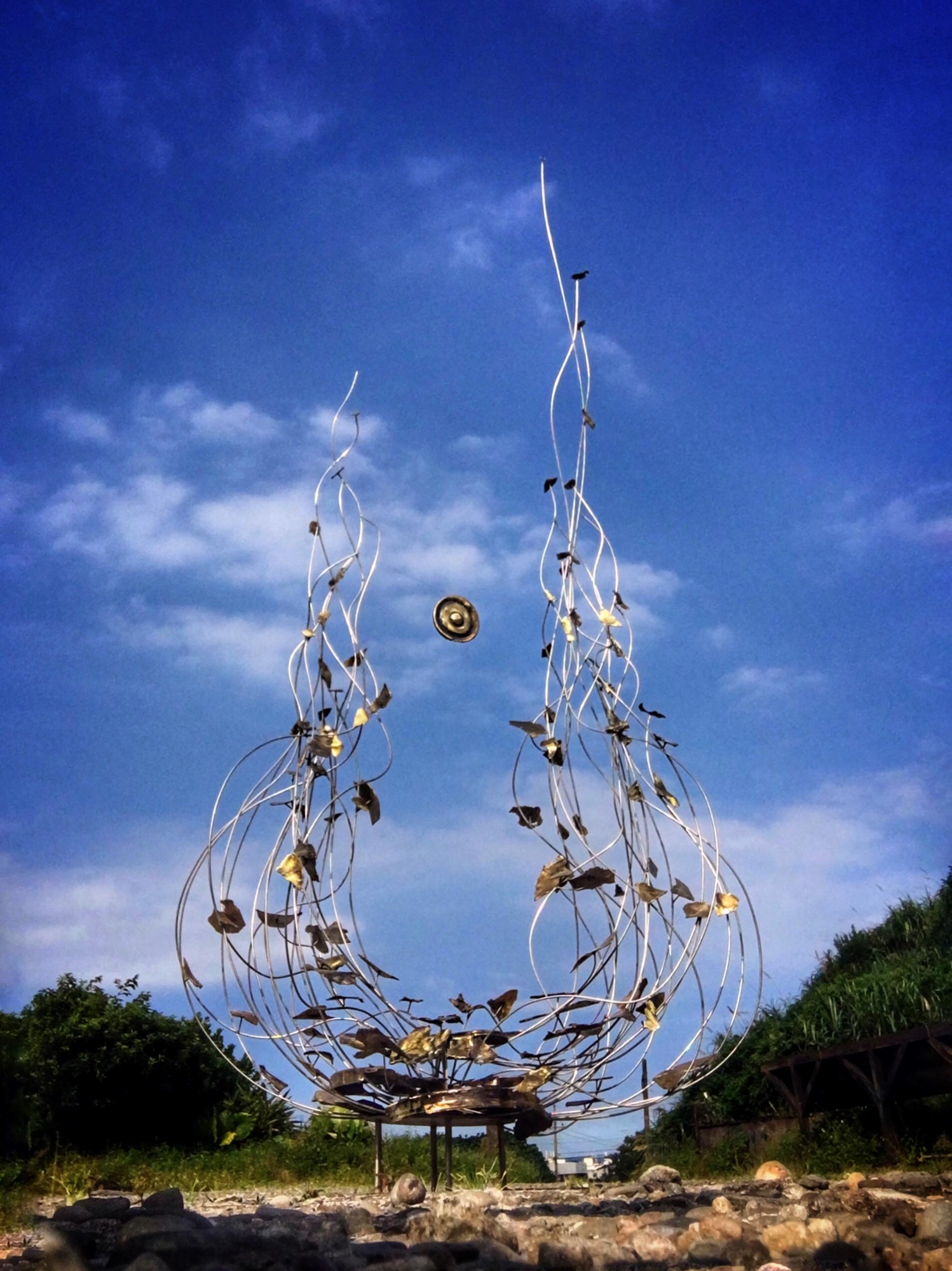 優人神鼓山上劇場《域》地景藝術