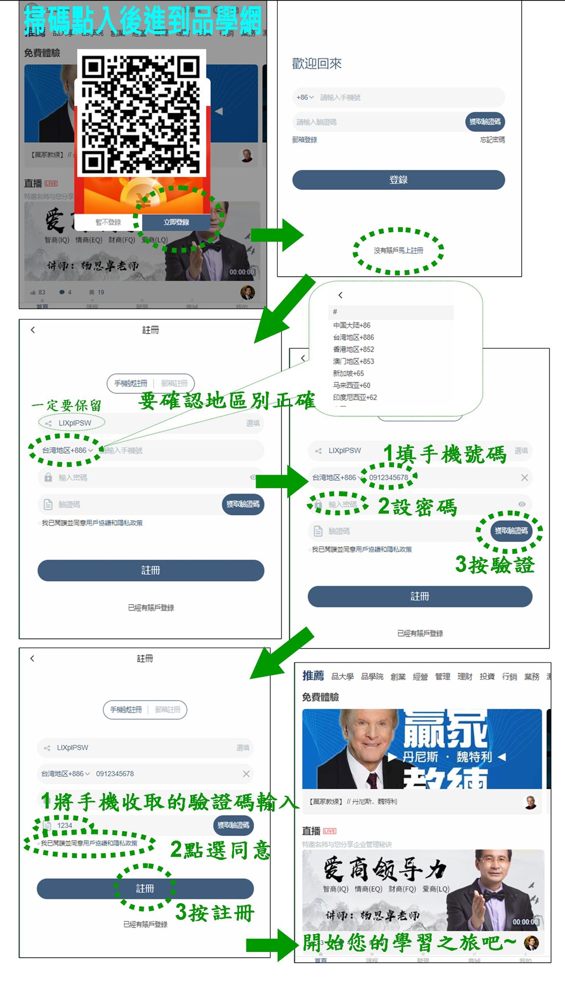 品學網PingShare-註冊流程