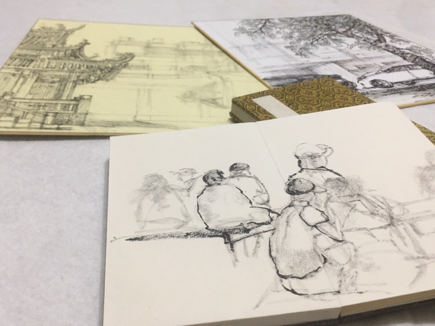 藝術家葉桂容日常寫生作品（局部）。（藝術家提供）