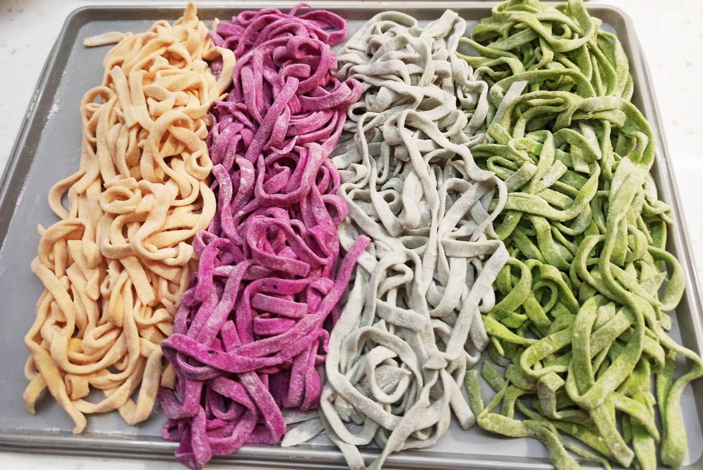 彩色麵條 大稻埕彩色麵團趴烹飪體驗