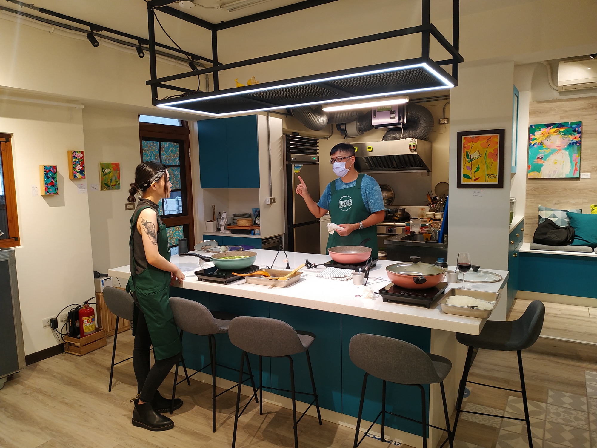 私人包場烹飪課-炒米粉與酒家菜之魷魚螺肉蒜