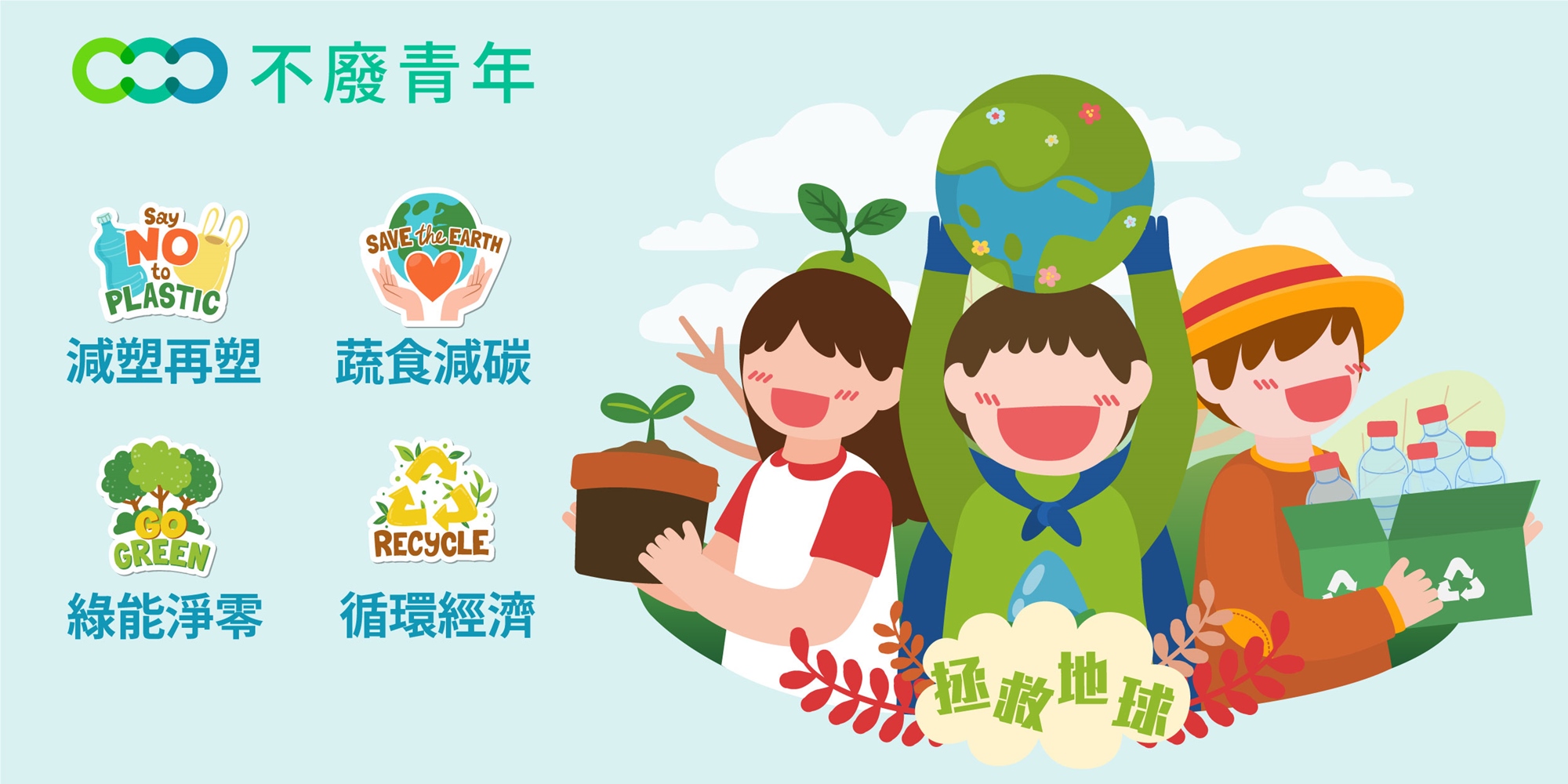 不廢青年_四大核心