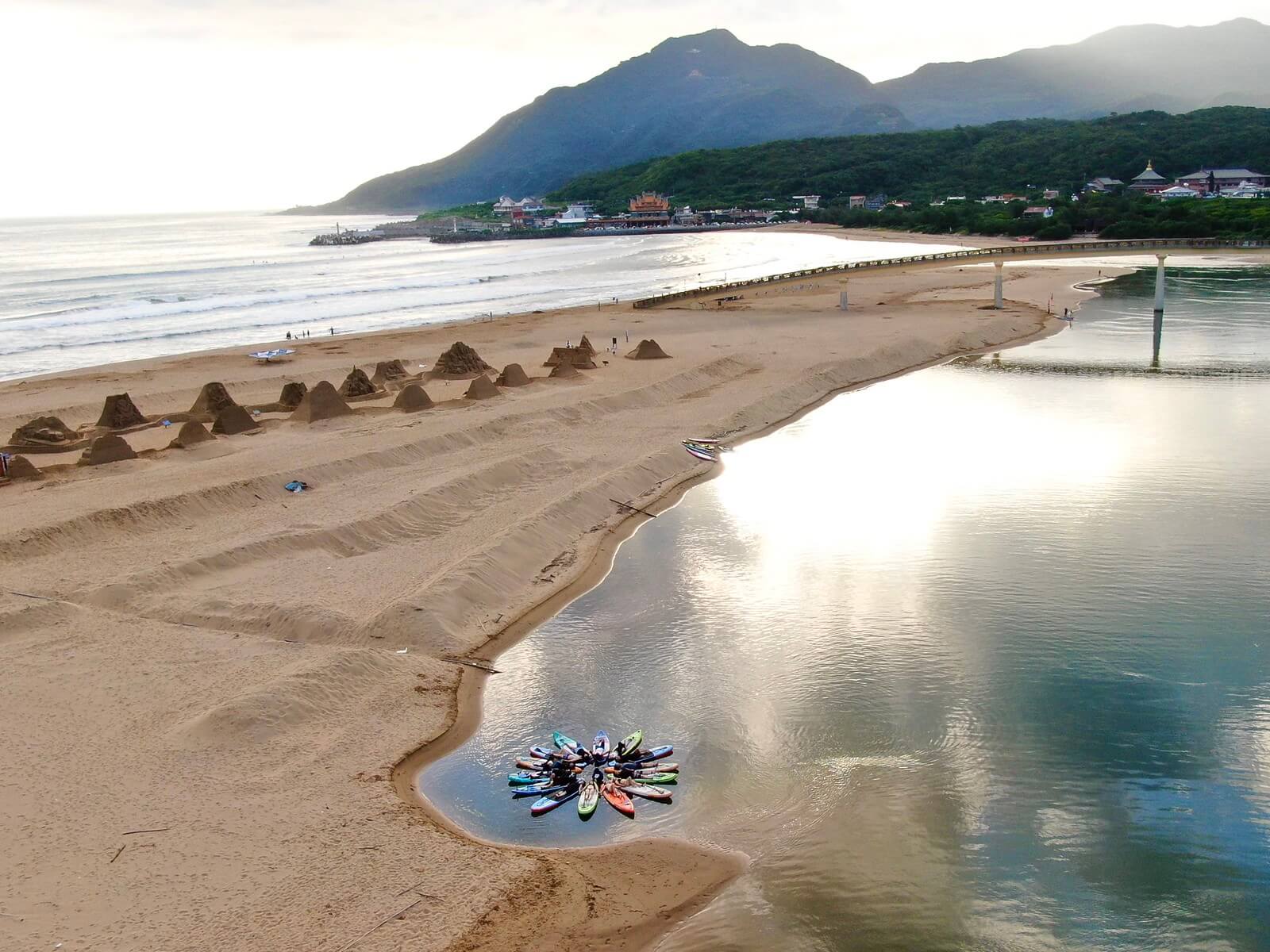 福隆海水浴場沙雕展