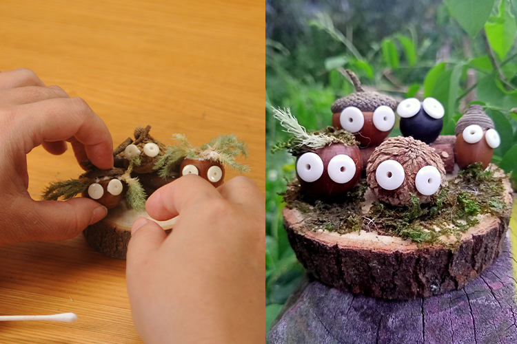 森林精靈材料包與成品示範 