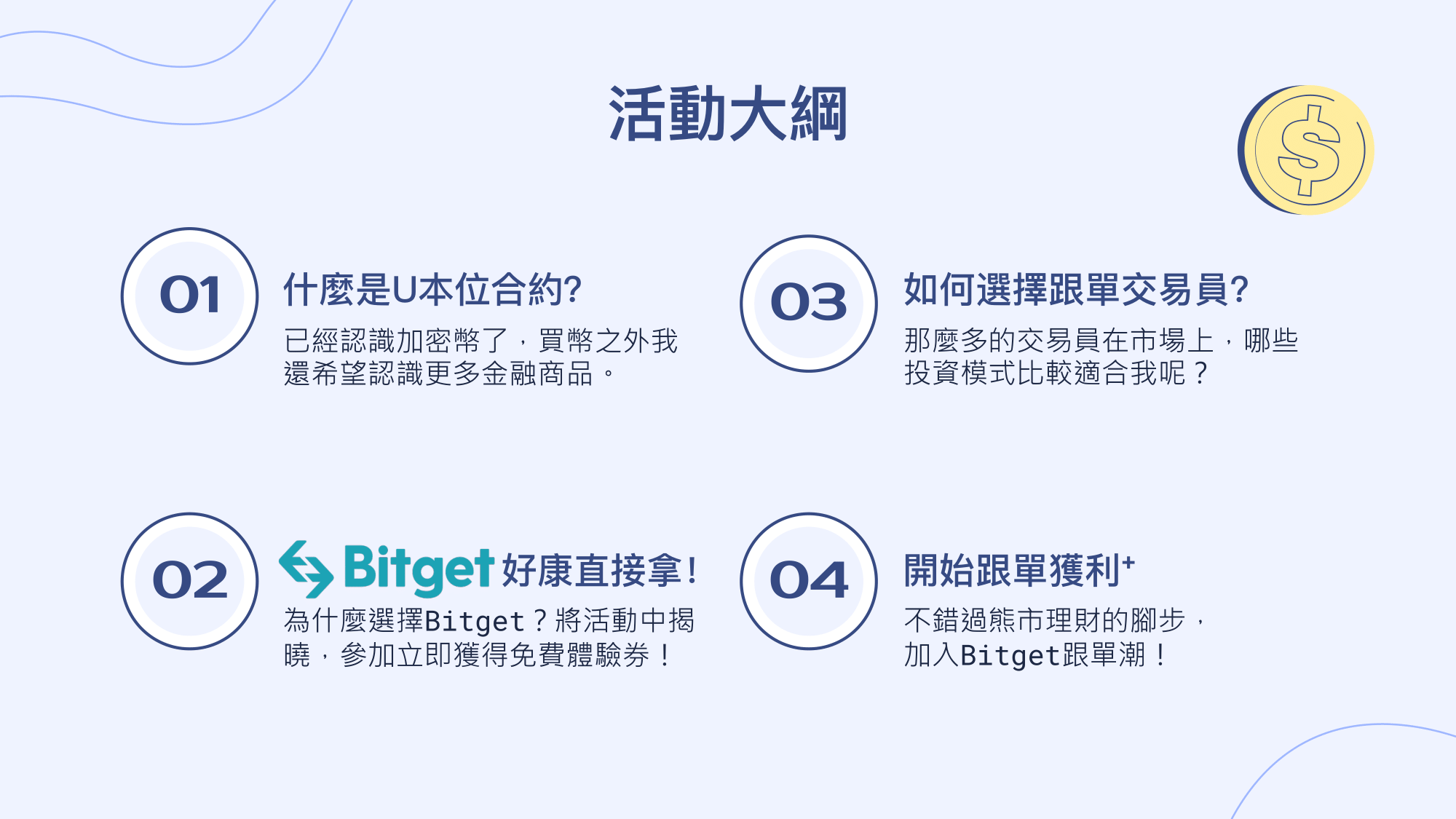 線上Live【教我BTC 跟單獲利】Bitget 交易所｜ACCUPASS 活動通